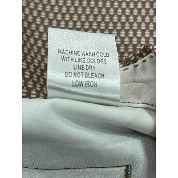 Fairway & Greene‎ Ladies Brown Houndstooth Pattern Straight Leg Pants Size 6 - Picture 6 of 6